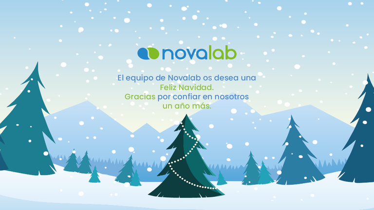 El equipo de Novalab os desea una Feliz Navidad