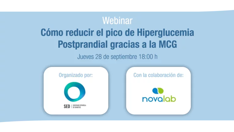 Webinar SED ‘Cómo reducir el pico de Hiperglucemia postprandial gracias a la MCG