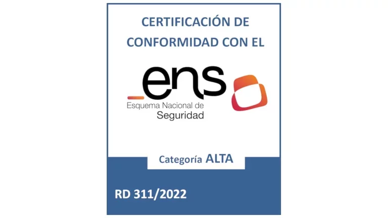 Certificación de conformidad con el ENS