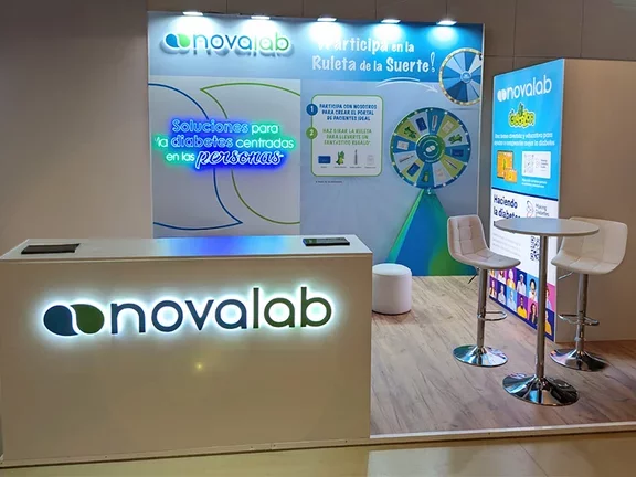 Stand de Novalab en Diabetes Experience Day 2025