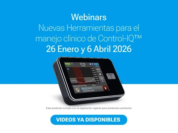 Webinars “Nuevas Herramientas para el manejo clínico de Control-IQ™”