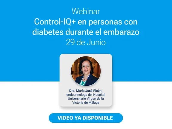 Webinar "Control-IQ+ en personas con diabetes durante el embarazo"